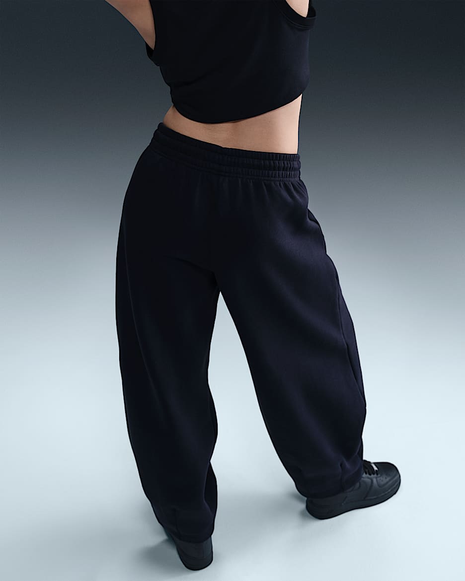 Nike Sportswear Phoenix Fleece Women s Mid Rise Oversized Tapered Pants. Nike JP